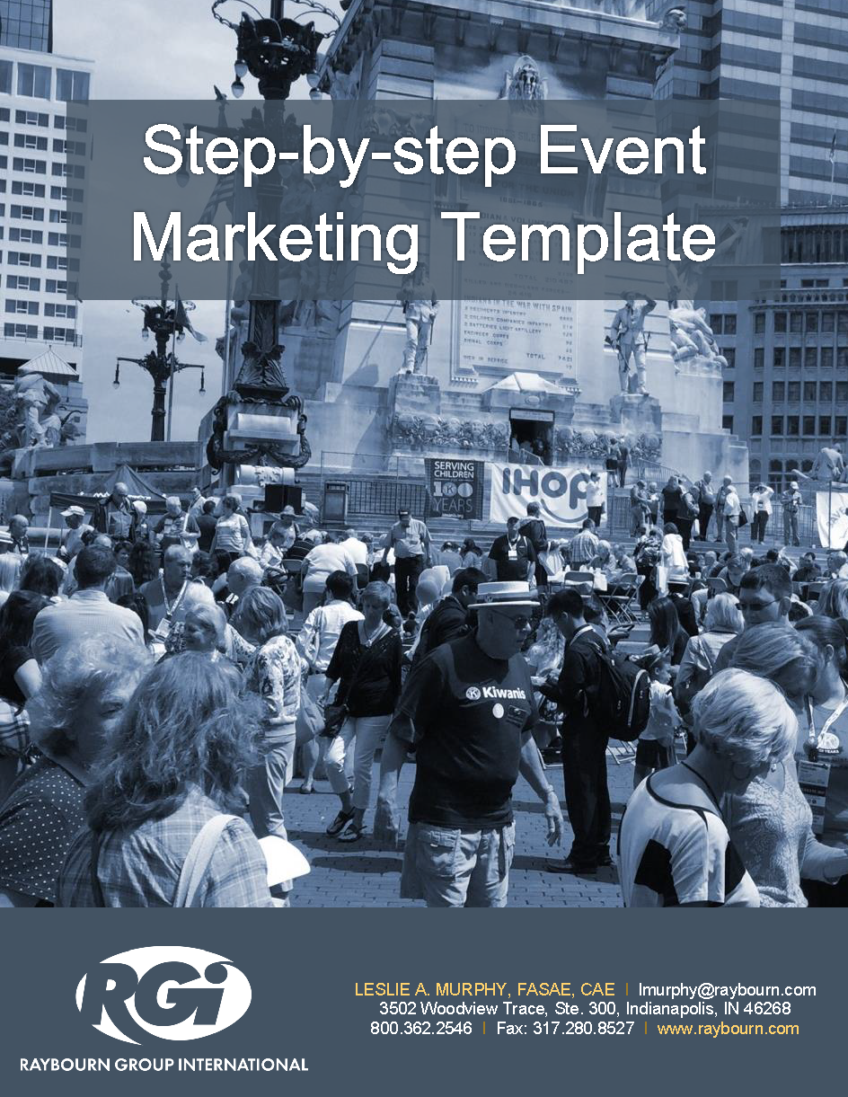 Free step-by-step Event Marketing Template - Raybourn Group International